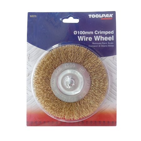 Crimped Wire Wheel 100mm Toolpak 